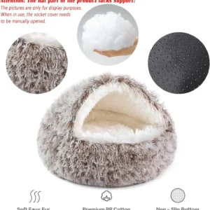 Hooded Dog Bed