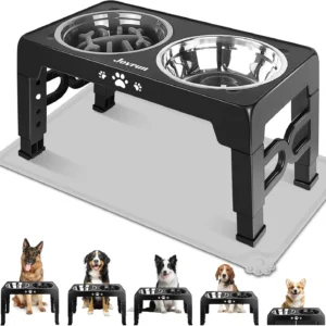 Adjustable Elevated Dog Bowls