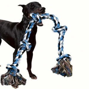 Extra Thick Braided Rope Dog Toy for Tug of War