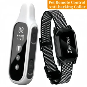 800m Digital Dog Training Collar Waterproof Rechargeable Remote Control Size Shock Vibration Sound